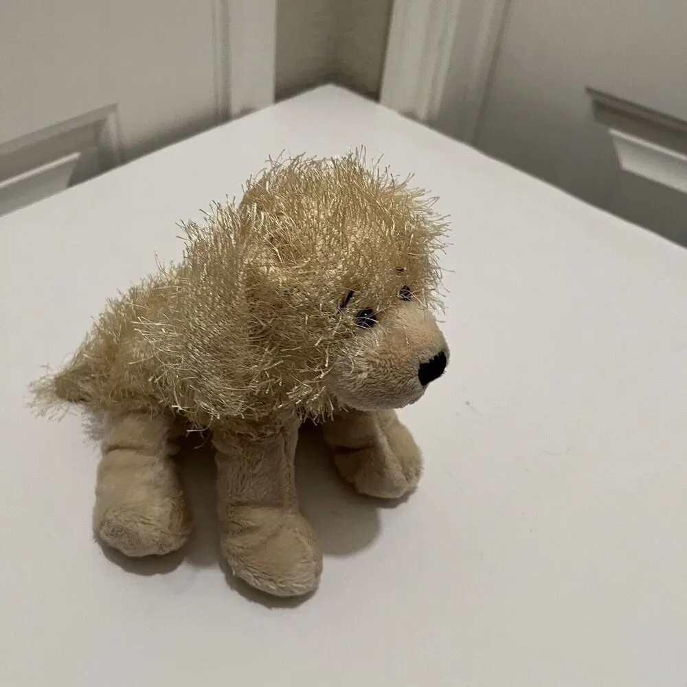 Webkinz Fuzzy Golden Retriever Puppy Dog Stuffed Animal Plush No Code Ganz